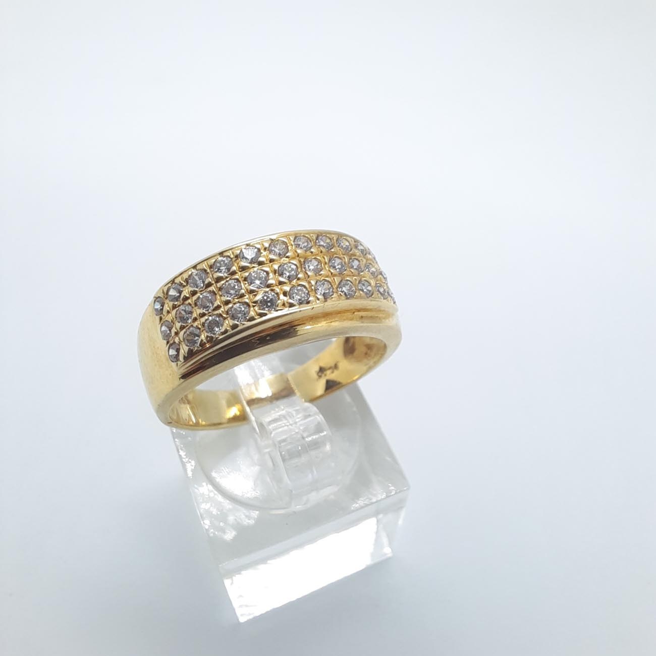 Χρυσό δαχτυλίδι K14 spectacular